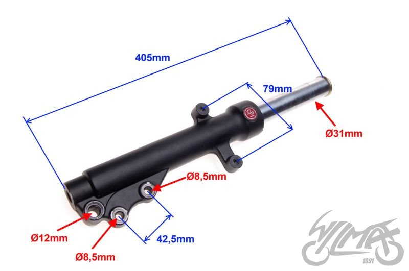 Levý přední tlumič - CPI Aragon 50