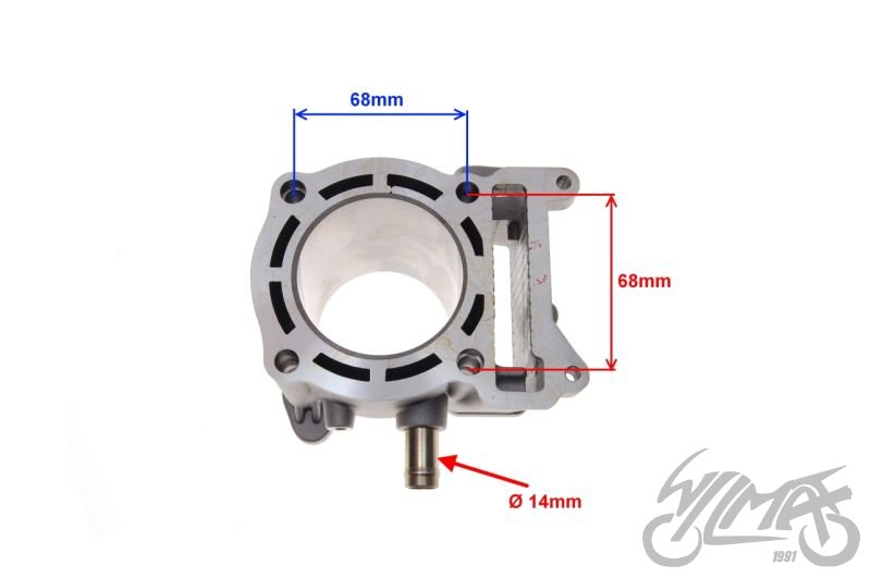 Válec Yamaha Majesty 125 - vrtání 59mm