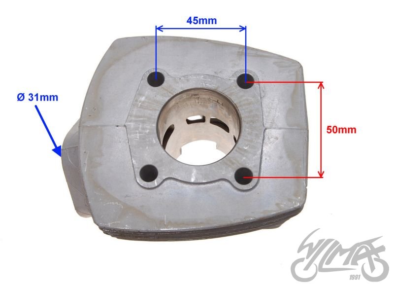 Peugeot Fox válec 50cm3 - TUNING