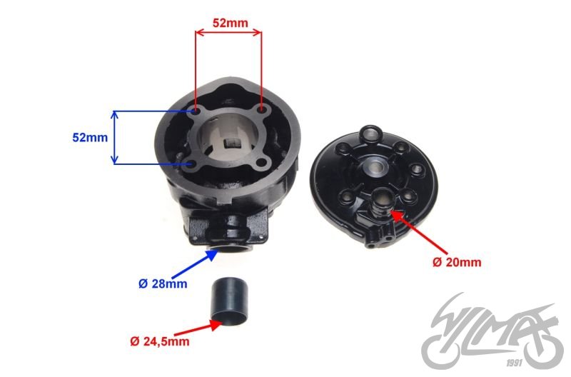 Sportovní válec motoru Minarelli AM6 - 70cm3