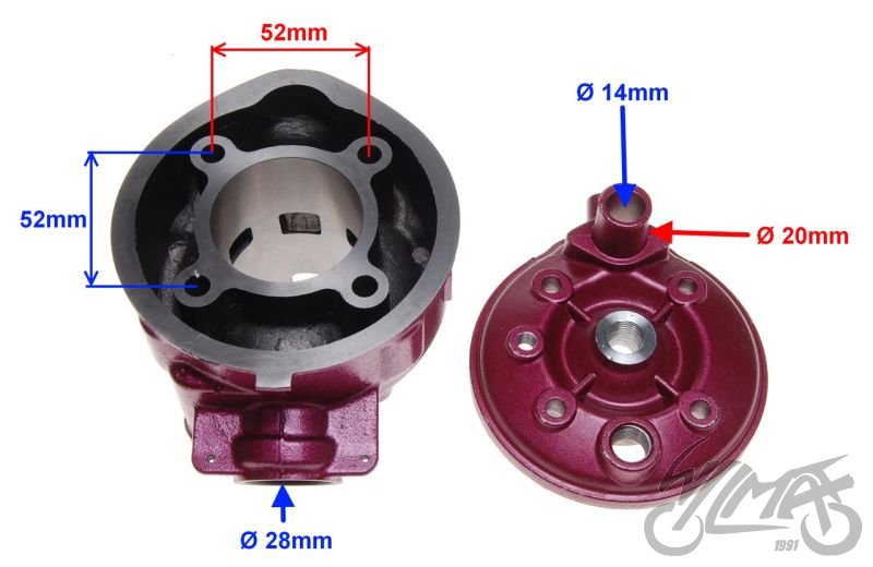 Sportovní válec motoru Minarelli AM6 - 90cm3