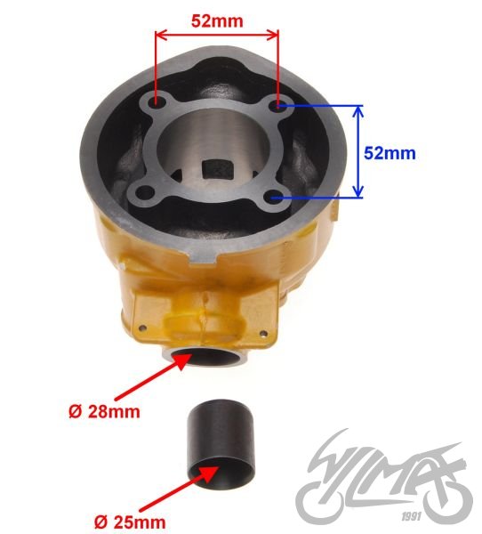Sportovní válec motoru Minarelli AM6 - 70cm3