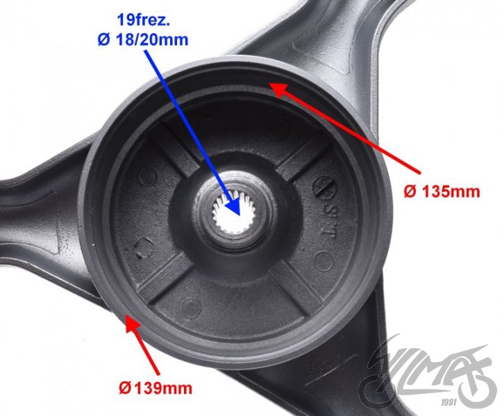 Ráfek kola 3,50x13" - Longjia Sharpy 150