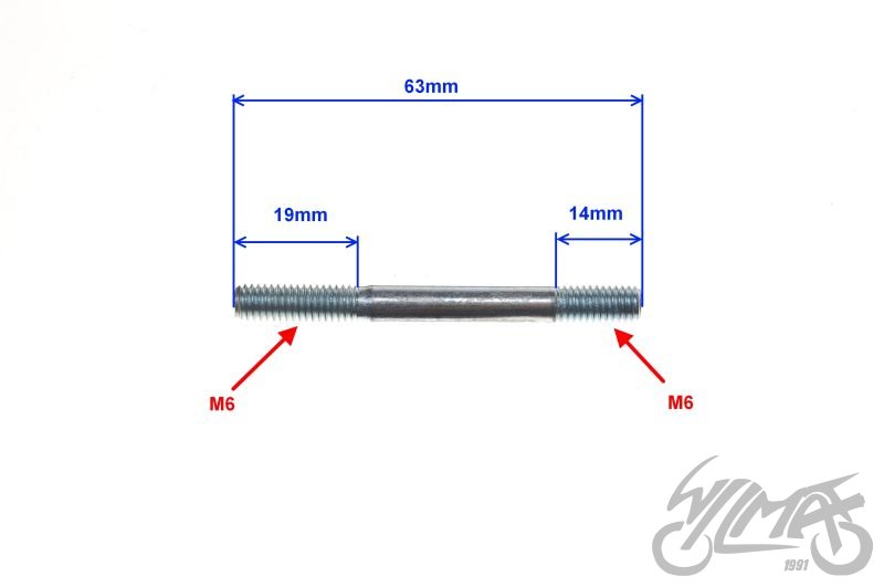 Šteft příruby karburátoru ATV 150