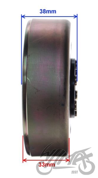 Rotor zapalování - čínský 4T skútr GY6