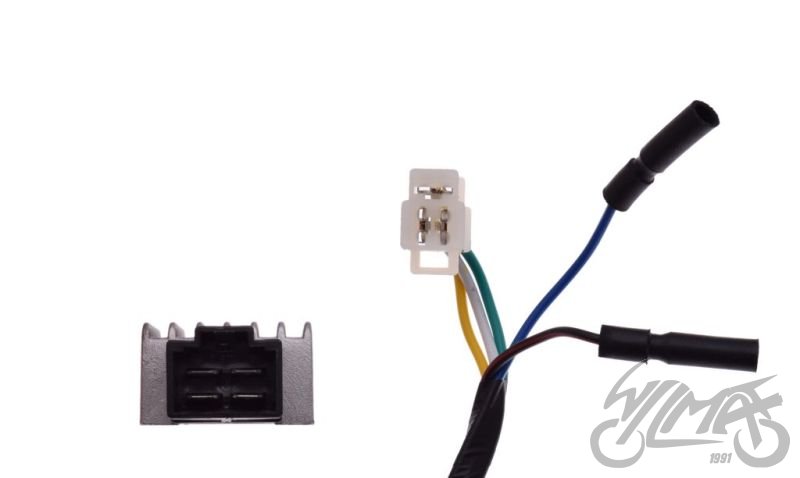 Stator s rotorem čínské 4T skútry GY6 - 50cm3