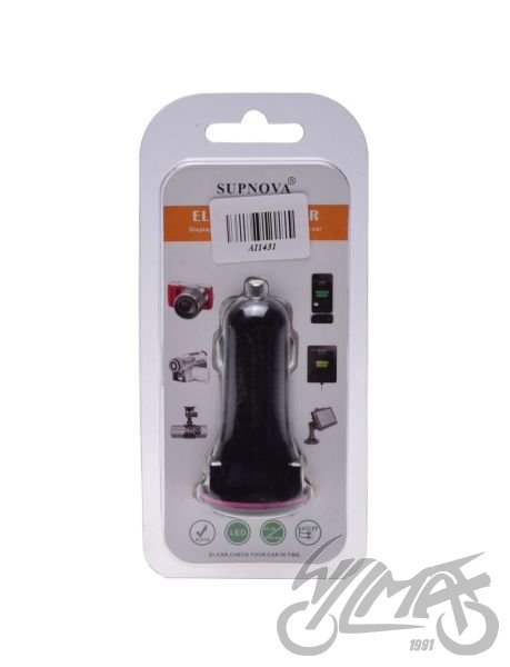 USB nabíječka s ukazatelem napětí