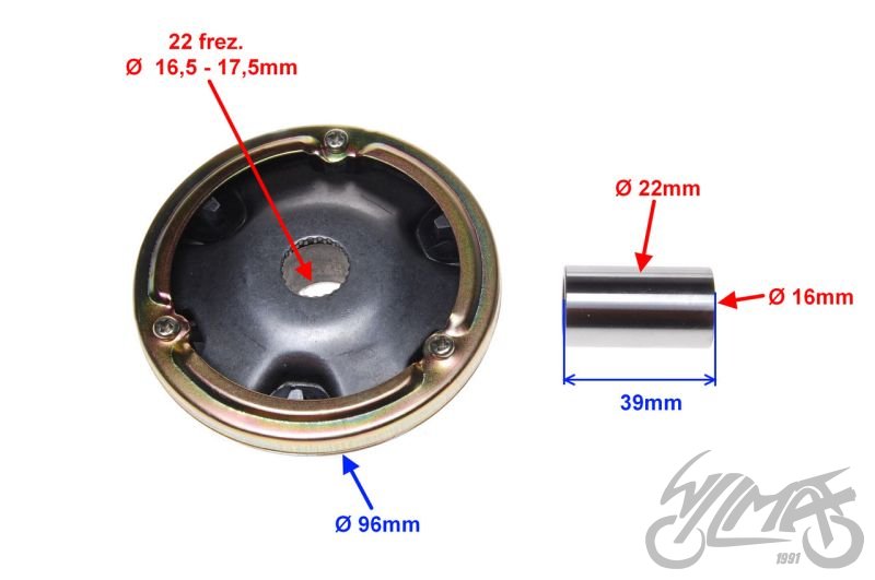 Variátor Suzuki AG 50