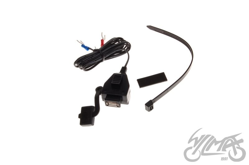 Motocyklová zásuvka s USB konektorem