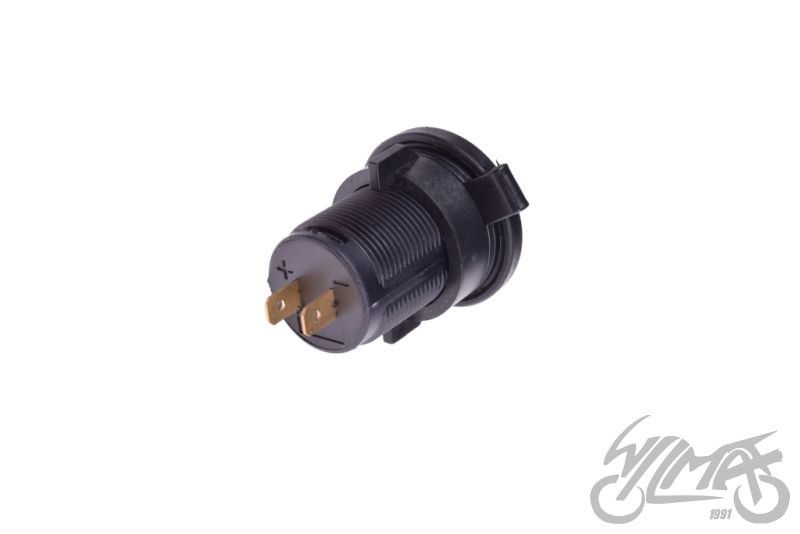 Motocyklová zásuvka s USB konektorem - DOUBLE