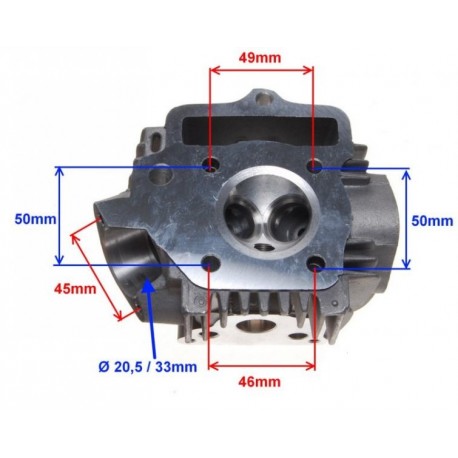 Hlava válce Shineray ATV 110 - 125