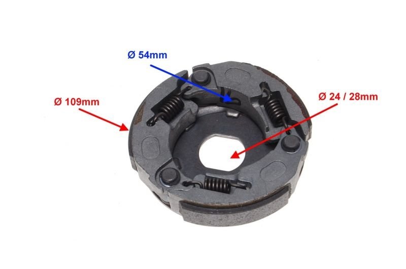 Zadní odstředivá spojka Keeway 2T 112mm