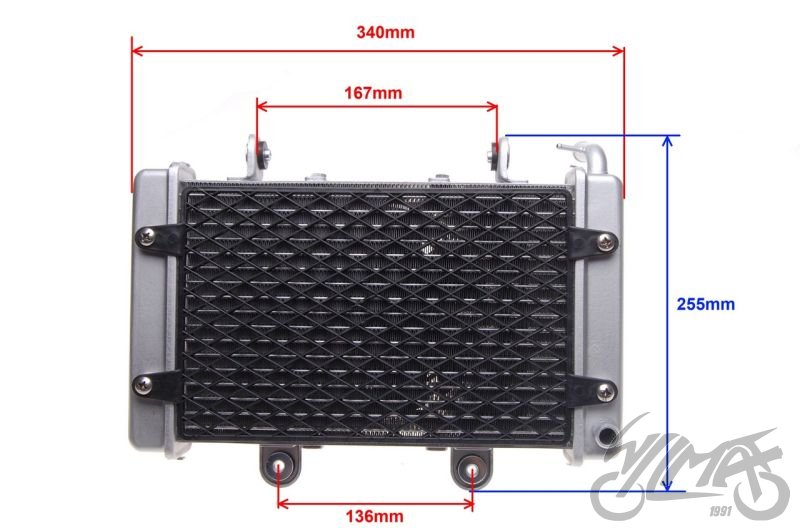 Chladič vody Shineray ATV250 ST-9E