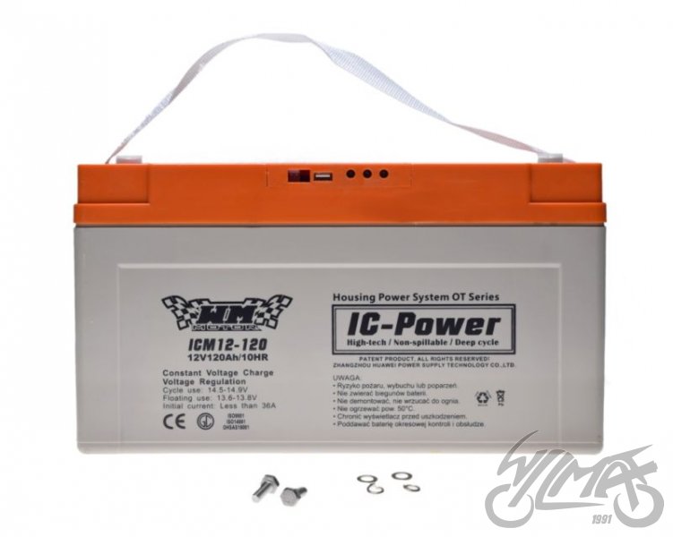 Trakční baterie ICM12-120 12V 120Ah