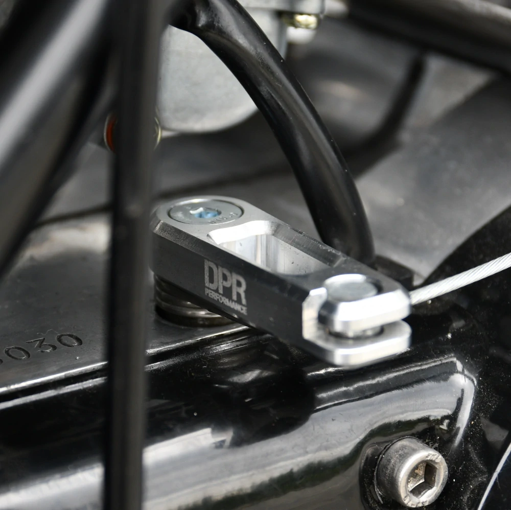 CNC hliníková spojková páčka do karteru Simson – DPR Performance