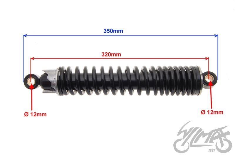 Tlumiče pérování Jawa - sada