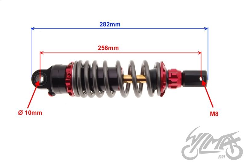 Tlumič pérování zadní - Yamaha Jog