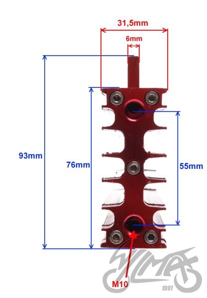 Chladič oleje Betka, Madass, ATV110, ATV125