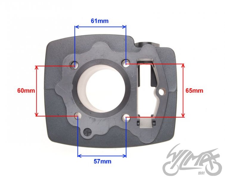 Válec motoru typu 156FMI - 125cm3