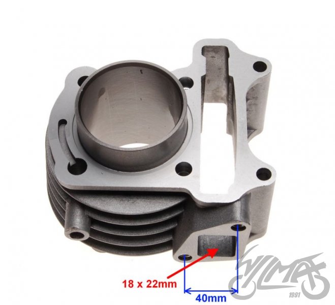 Sportovní válec 80cm3 pro motory GY6 50cm3