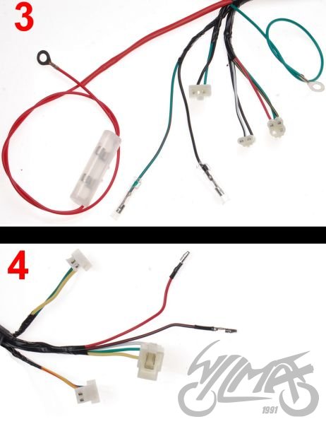 Elektroinstalace motocyklu Jonway Shotgun 50