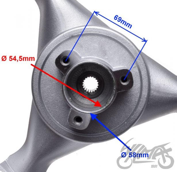 Ráfek kola 3,50x13" - Longjia Sharpy 150