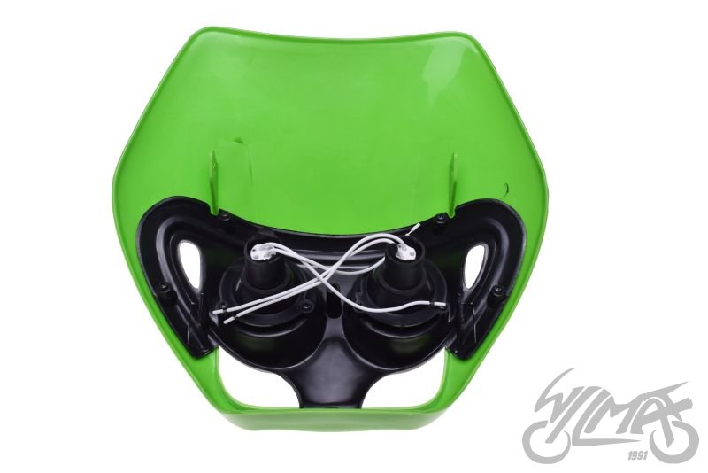 Maska předního světla - zelená