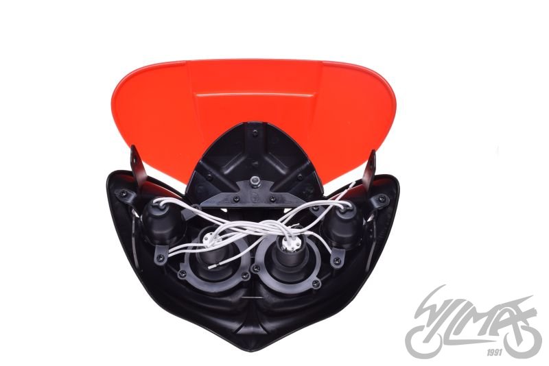 Maska předního světla - červená