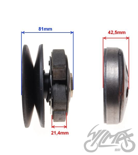 Kompletní zadní spojka ATV 150