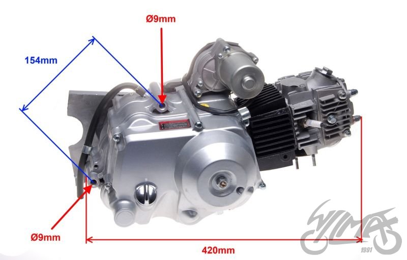 Motor 110cm3 - 4T automat