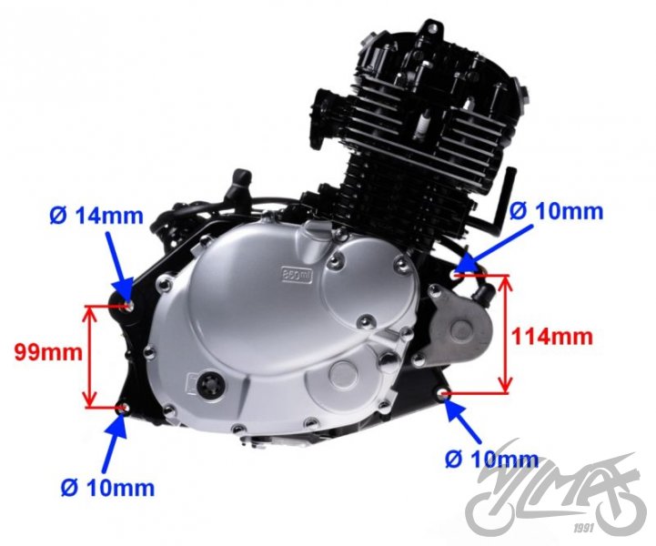 Motor 125cm3 Suzuki GN125 - dostupnost na dotaz