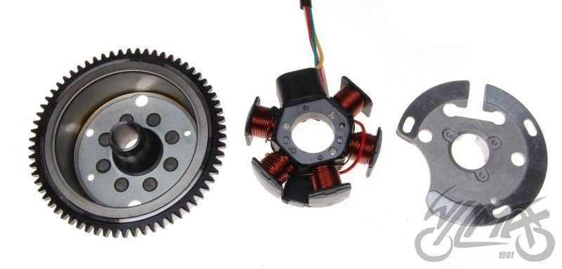 Zapalování kompletní do AM6 Minarelli - 66 zubů