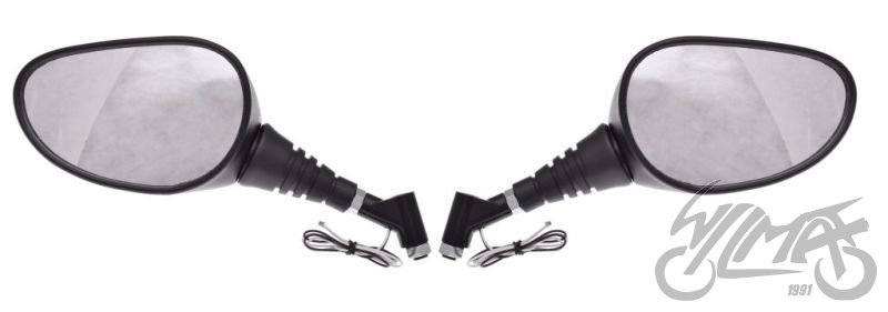 Univerzální zrcátka závit M10 - homologované s LED