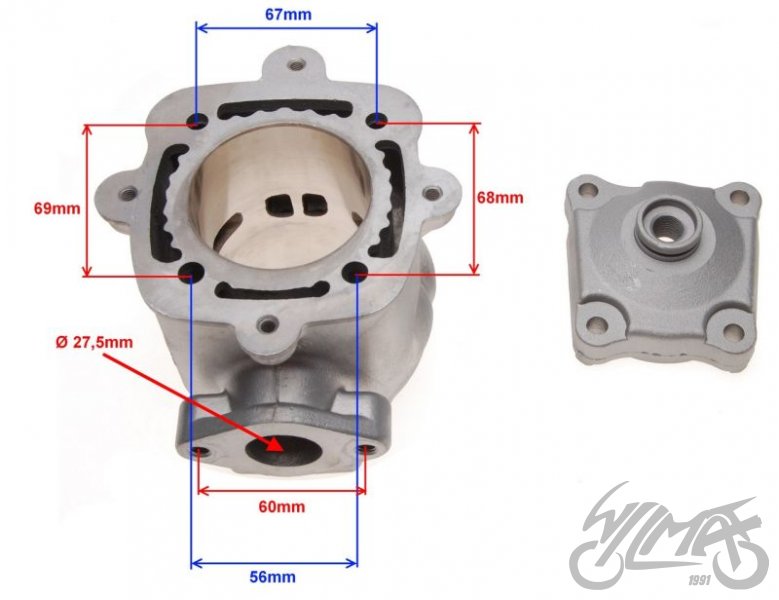Válec Piaggio Hexagon, Gilere Runner 172cm3