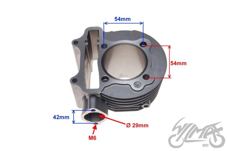 Válec pro motory GY6 125 a GY6 150 Jonway Adventure