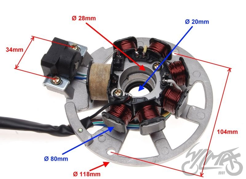 Stator zapalování Exactly 50