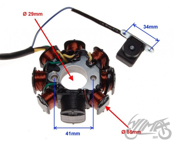Stator zapalování Ogar 900