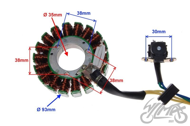 Stator zapalování Suzuki GN 125