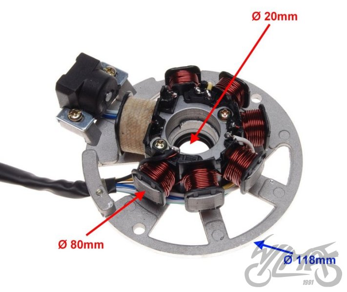 Stator zapalování CPI Aragon a Oliver 50