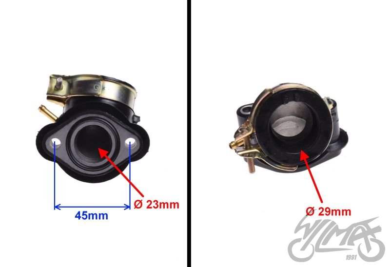 Příruba karburátoru čínský skútr 4T GY6 125
