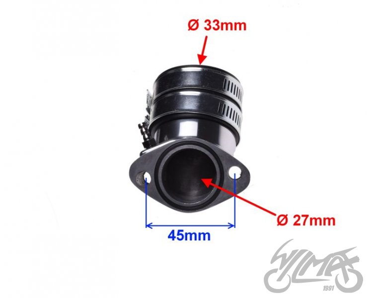 Příruba karburátoru čínský skútr 4T GY6 125