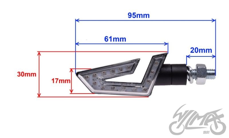 Stylové LED blinkry s homologací