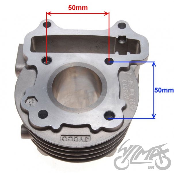Válec 50cm3 pro motory GY6 50cm3