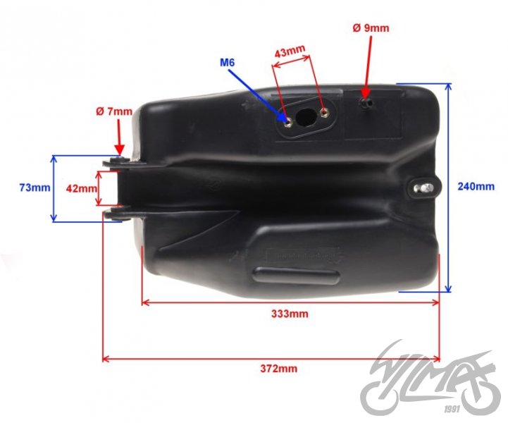 Palivová nádrž ATV 150