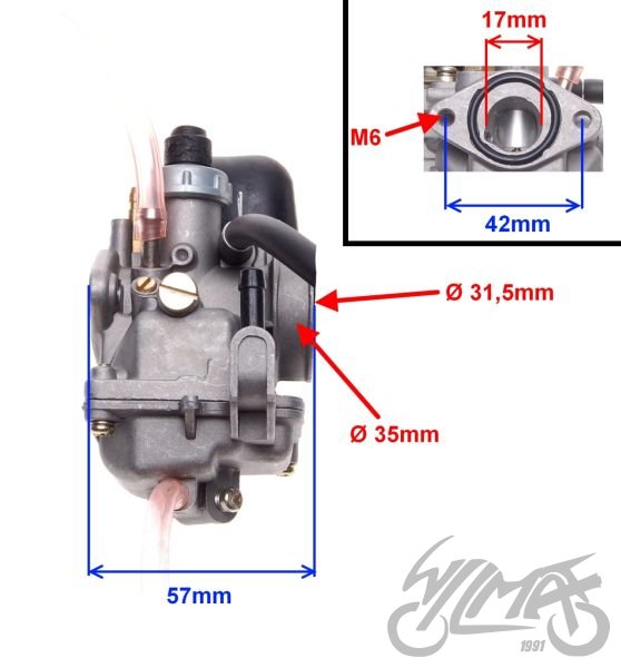 Karburátor Suzuki Katana 50