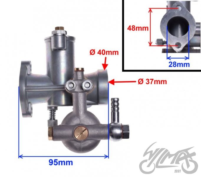 Karburátor BMW a AWO - replika