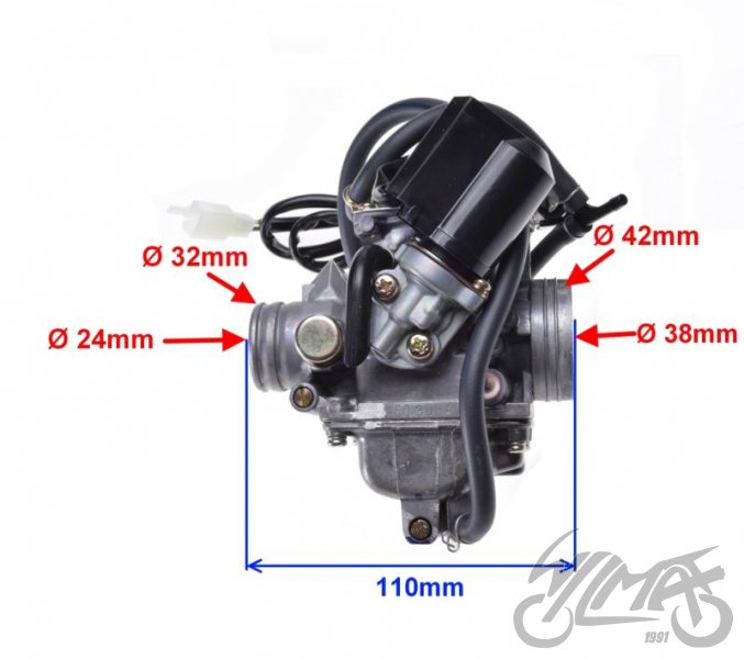 Karburátor GY6 - TUNING 125cm3