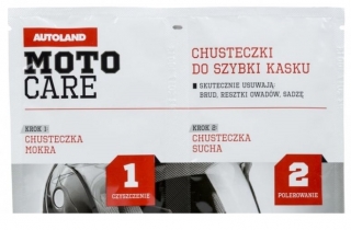 Čistící ubrousky na helmu