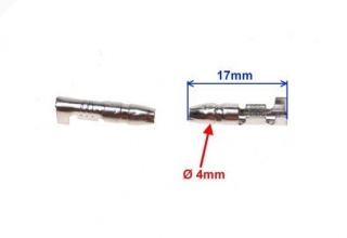 Kulatý konektor 4mm - samec