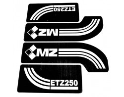 Sada samolepek MZ 250 ETZ - šablony